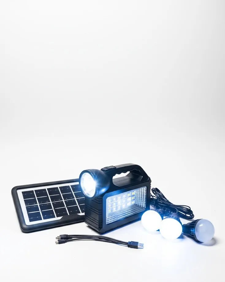 Lanterna Solara Led 80W 3X becuri gd-101