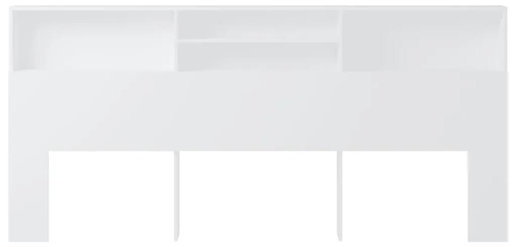 Dulap tăblie, alb, 220x19x103,5 cm