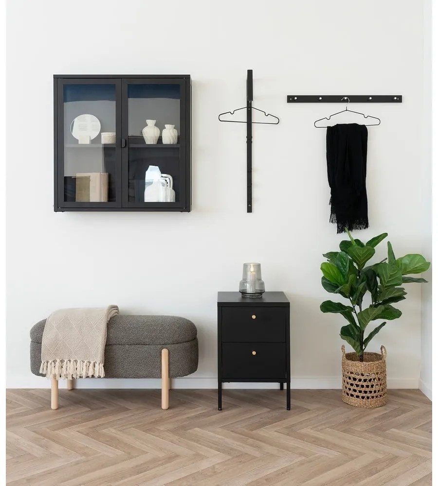 Noptieră neagră din metal Dalby – House Nordic