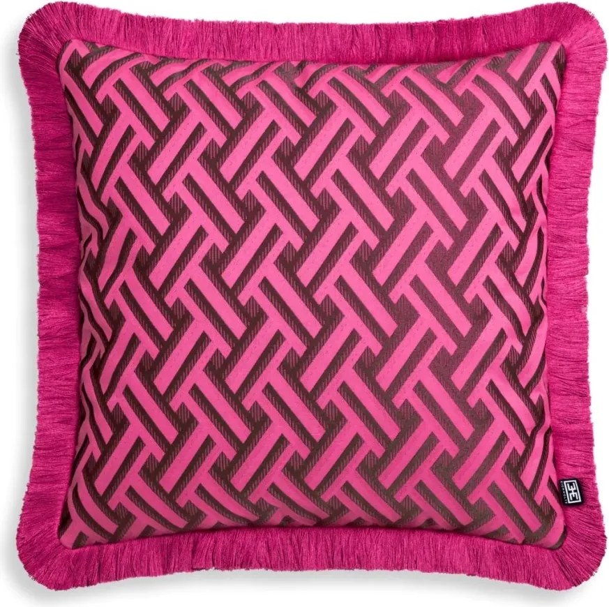 Perna decorativa design LUX Doris S pink, 50x50cm