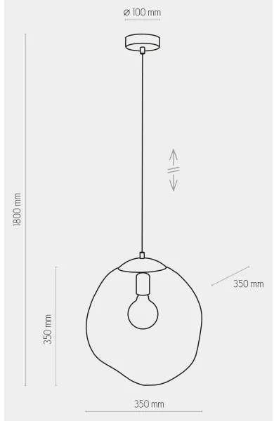 Lustră pe cablu SOL 1xE27/60W/230V
