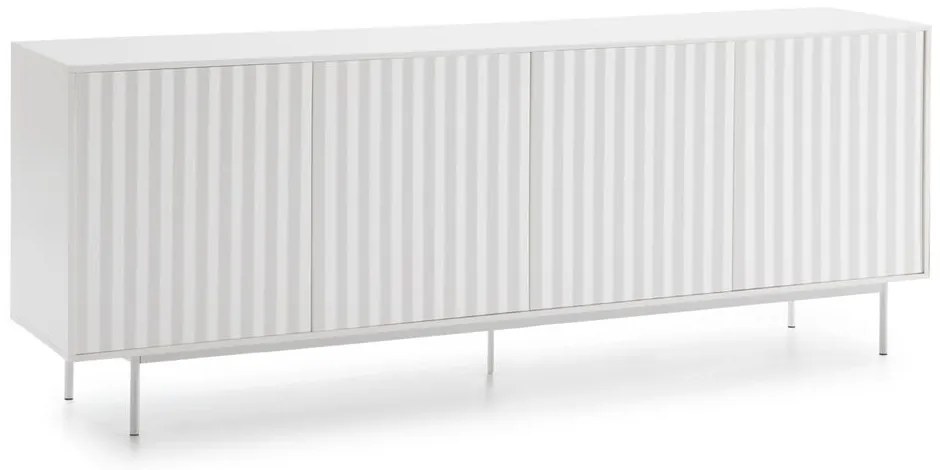 Comodă albă joasă 211x80 cm Sierra – Teulat