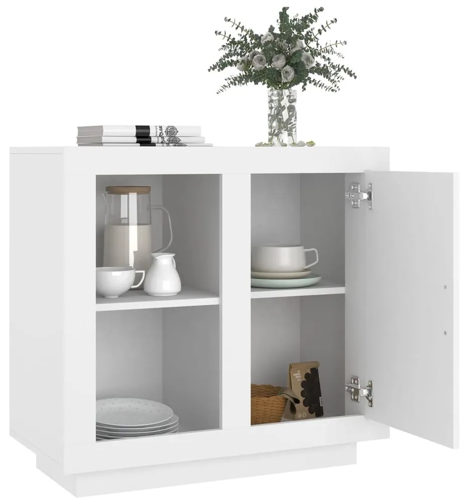 Servanta, alb, 80x40x75 cm 1, Alb