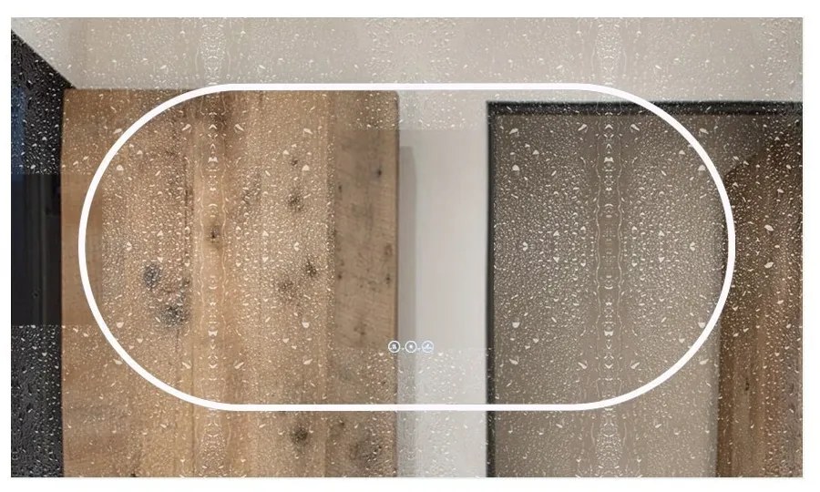 🪞 Oglindă LED cu Touch și Funcție Dezaburire, 3 Tipuri de Lumină – 120x70 cm, Model J194-12070 Smack