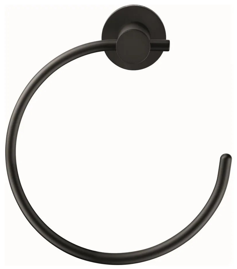 Duravit 99214600 - Suport de prosoape de perete D-CODE, negru mat