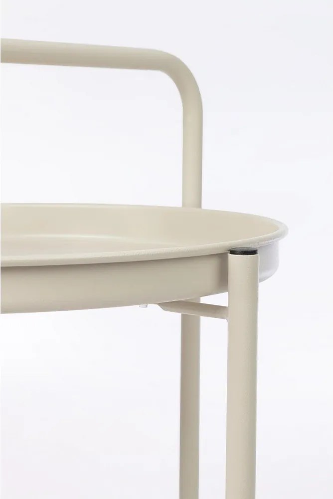 Măsuță de servire cu roți din oțel ø 44,5 cm Austin – Yes Everyday