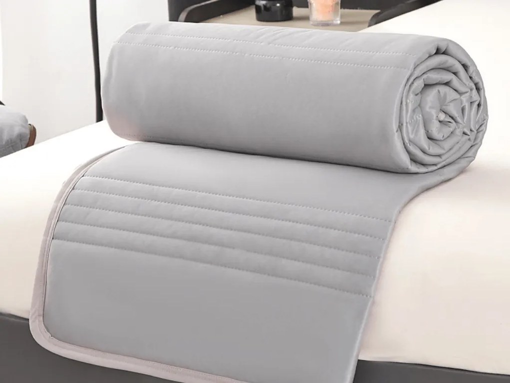 Pilota de vara racoritoare CELIA, gri Dimensiune: 140 x 200 cm