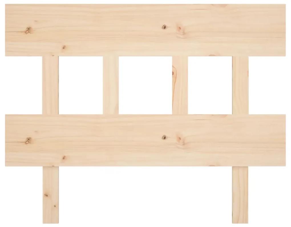 Tablie de pat, 103,5x3x81 cm, lemn masiv de pin 1, Maro, 103.5 x 3 x 81 cm