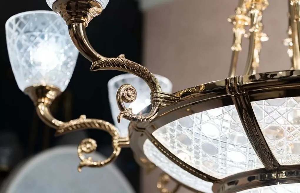Candelabru elegant LUX realizat manual Raffaello