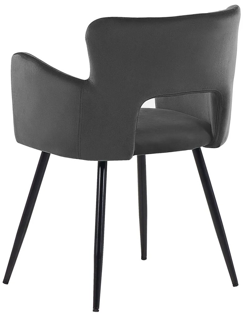 Set 2 buc scaune sufragerie Shelba (gri închis) . 1075759