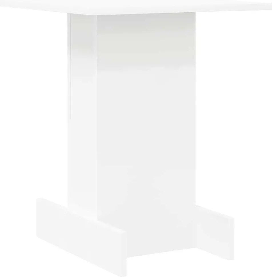 vidaXL Masă laterală Alb 44,5 x 45 x 55 cm Lemn compozit