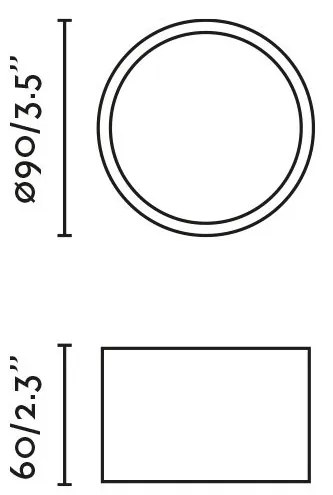 Spot LED aplicat tavan MIZU 15W alb