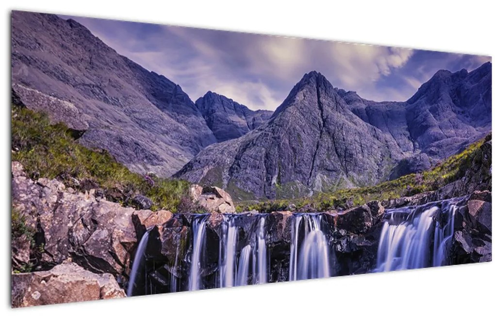 Tablou cu cascade (120x50 cm)