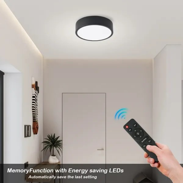 Brilagi - Lampă LED dimabilă pentru piscină POOL LED/18W/230V 3000-6000K 20 cm negru + telecomandă