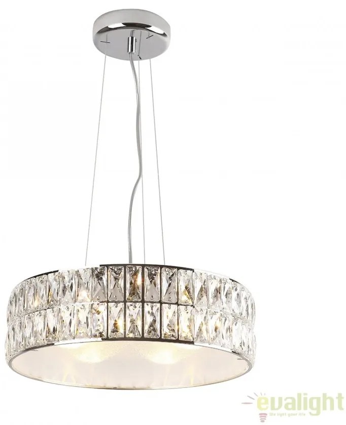 Lustra suspendata design elegant 46cm DIAMANTE II P0238 MX