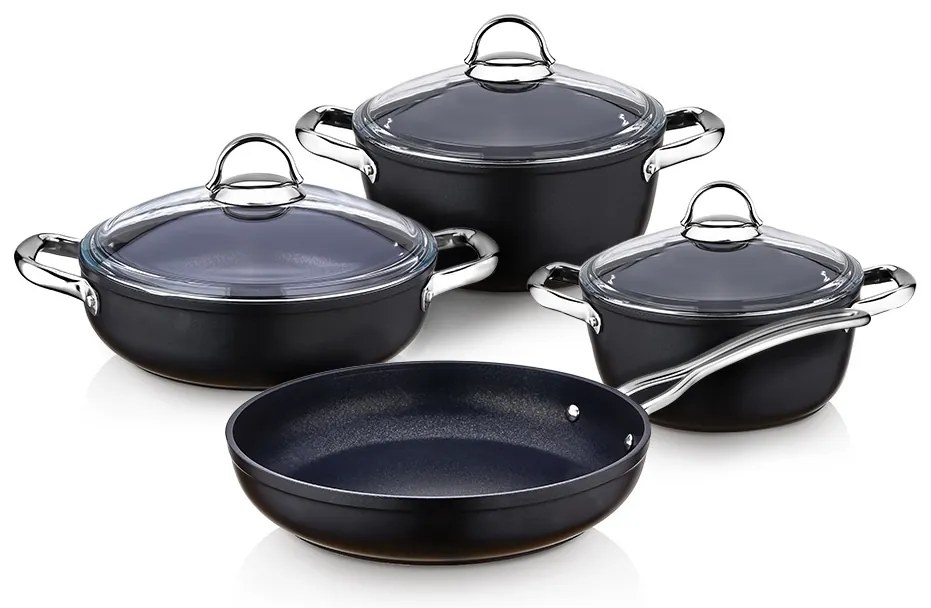 Set de oale de gătit antiaderente 4Home Titaniumdin 7 piese