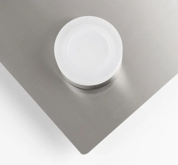 Plafonieră LED 4 x 4W, 230V, crom mat