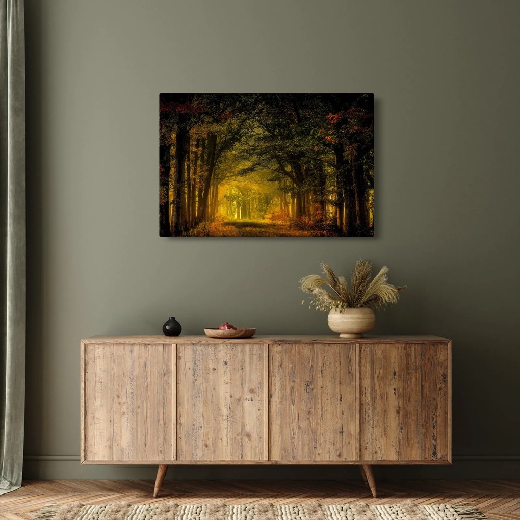 Tablou cu pădure (90x60 cm)