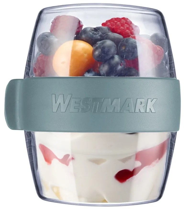 Cutie pentru gustări din două piese Westmark MAXI,700 ml , albastru