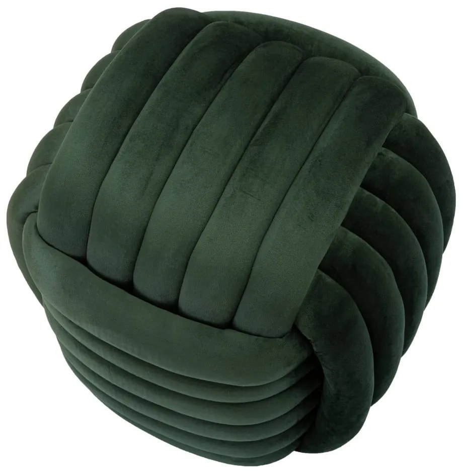 Taburet verde cu tapițerie din catifea Softy – Mauro Ferretti