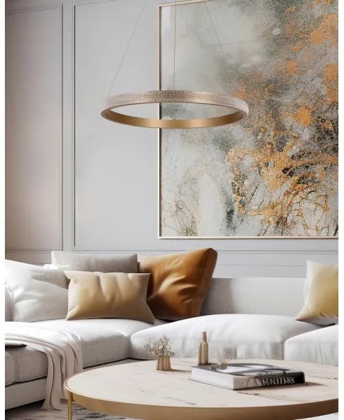 Lustră LED pe cablu HASHIM LED/22W/230V d. 40 cm cupru