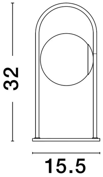 Veioza LED moderna design elegant HOOK