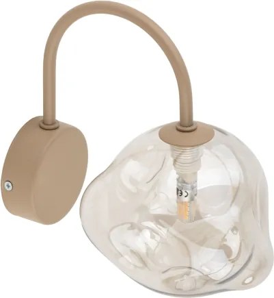 Brilagi - Lampă de perete VULCANO 1xG9/8W/230V bej/bej fumuriu