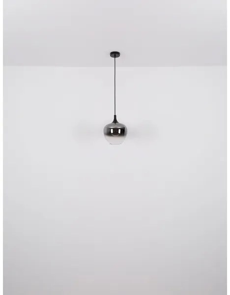 Lustră pe cablu MAXY 1xE27/60W/230V negru Globo 15548H1