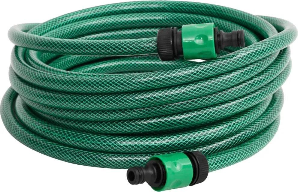 vidaXL Furtun de piscină verde, 20 m, PVC