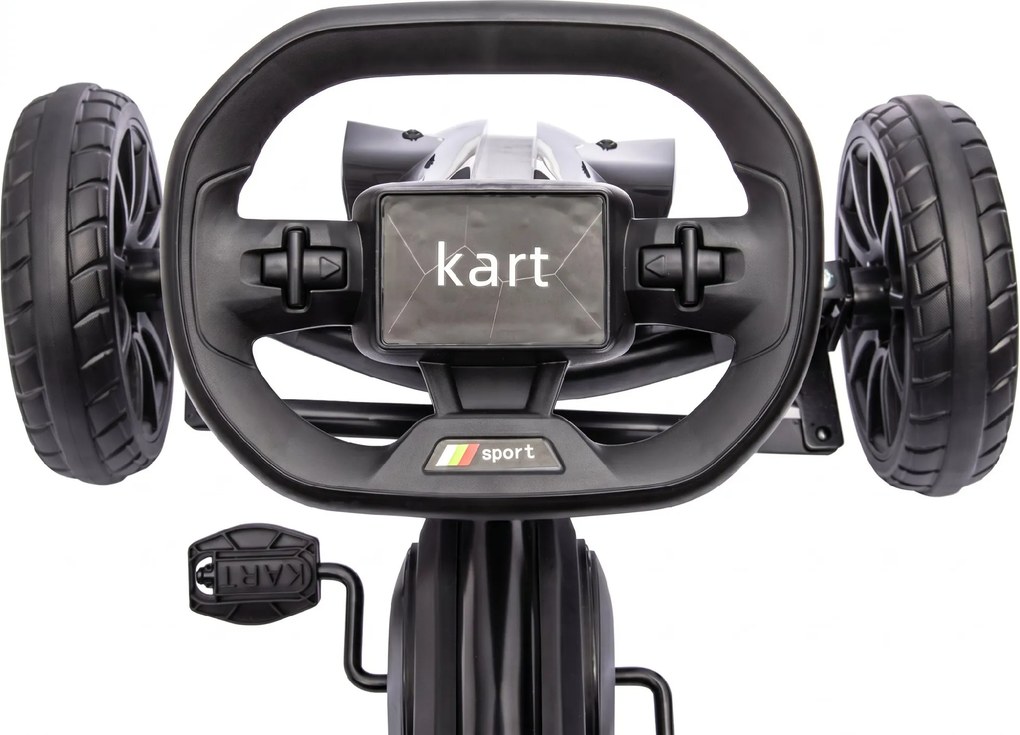 HOMCOM Kart cu Pedale pentru Copii 3-8 Ani, cu Scaun Reglabil | Aosom Romania