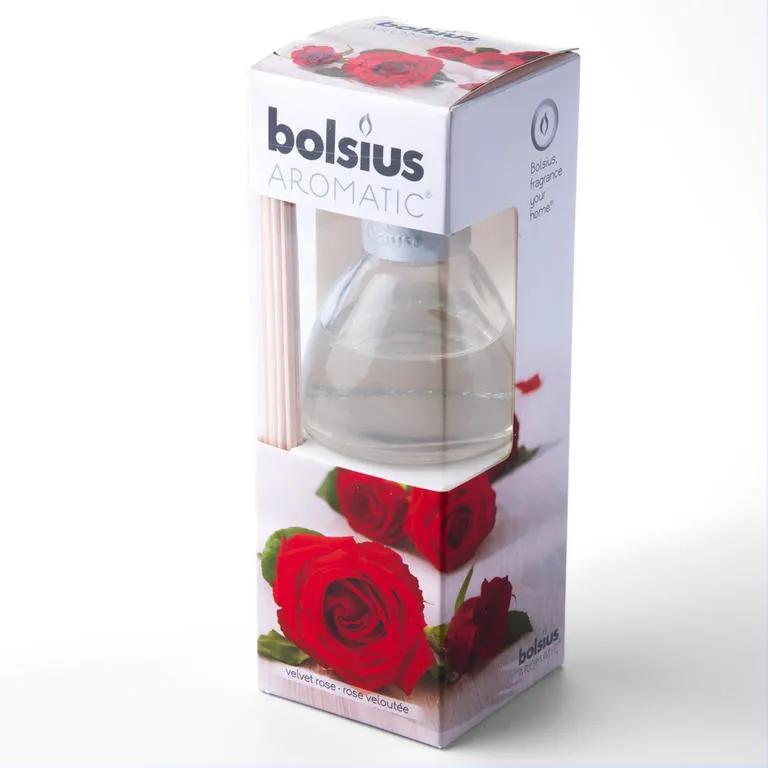 Odorizant de aer Bolsius, trandafir, volum 45 ml