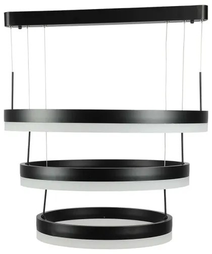 Lustră LED dimabilă pe cablu LED/86W/230V 3000K negru