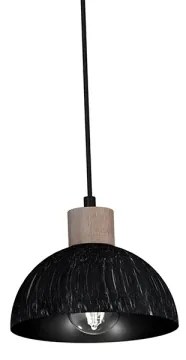 Lustră pe cablu ERIK 5xE27/60W/230V maro/negru