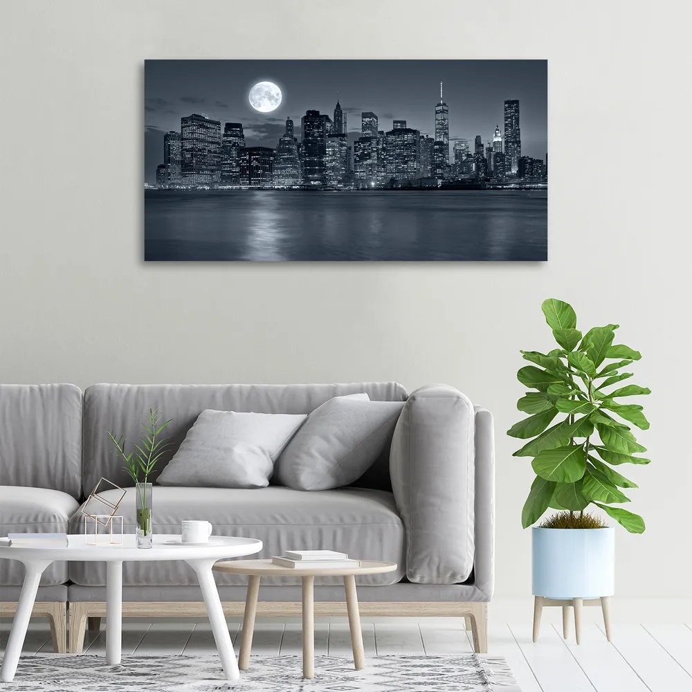 Imprimare tablou canvas New york, pe timp de noapte
