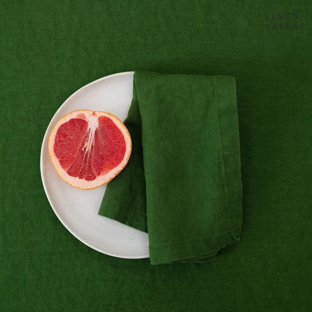 Suport pentru farfurii din in 35x45 cm True Green – Linen Tales