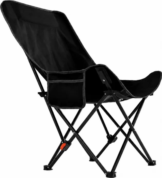 Scaun camping pliabil TERVO, neagra