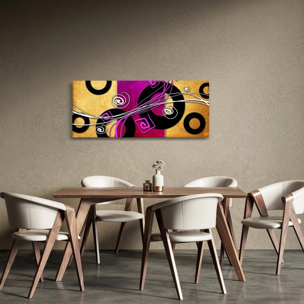 Tablou abstracției (120x50 cm)