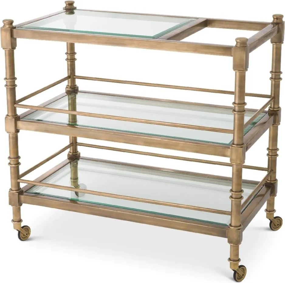 Gheridon, Masuta cu roti design LUX Alexia