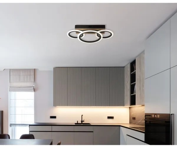 Globo 67360D3 - Plafonieră LED BLEVINS, 21W, 230V, 3000/4200/600K, 25x46cm