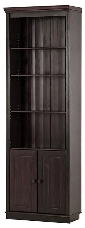 Bibliotecă maro din lemn de pin 74x223 cm Anita – Støraa
