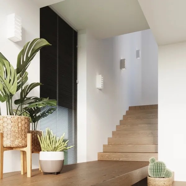 Aplică perete SAMIR 1xE27/60W/230V alb