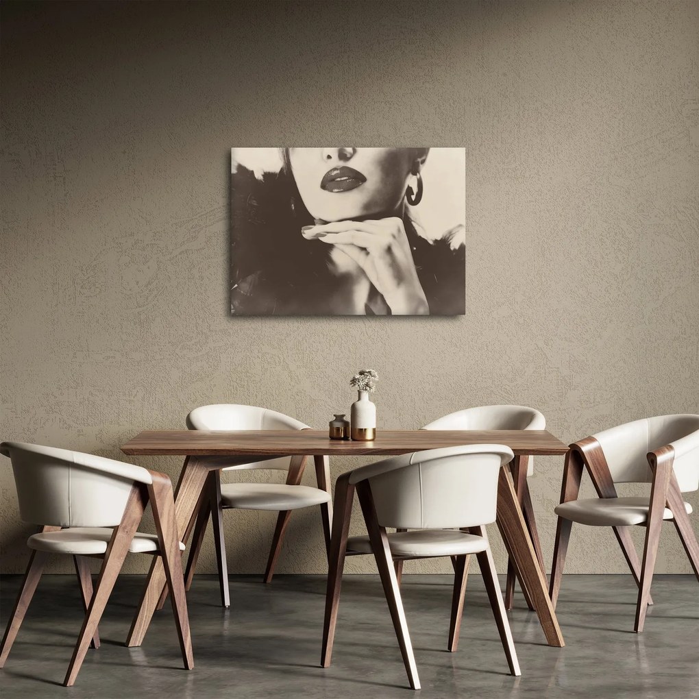 Tablou - Vintage, poza unei femei (70x50 cm)