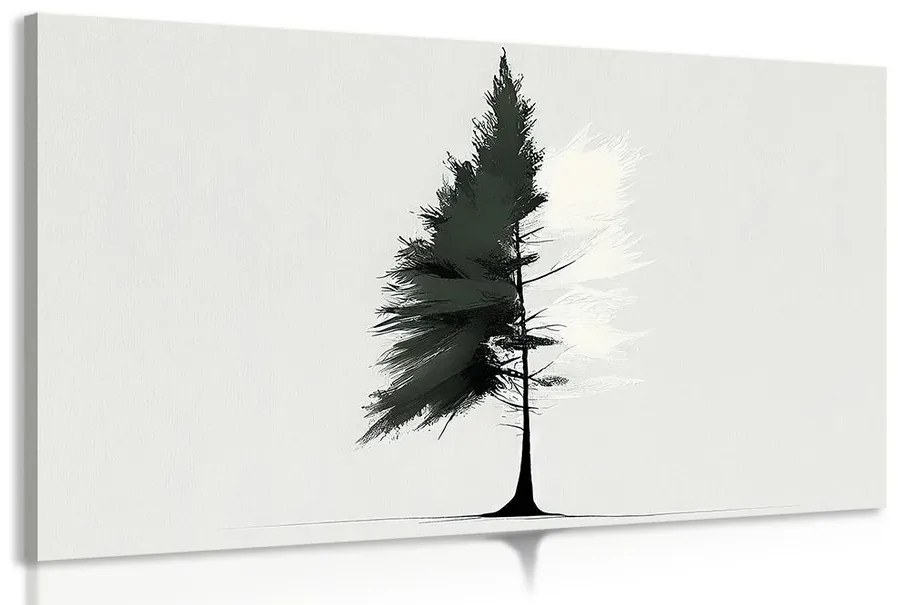 Tablou coniferele minimalist
