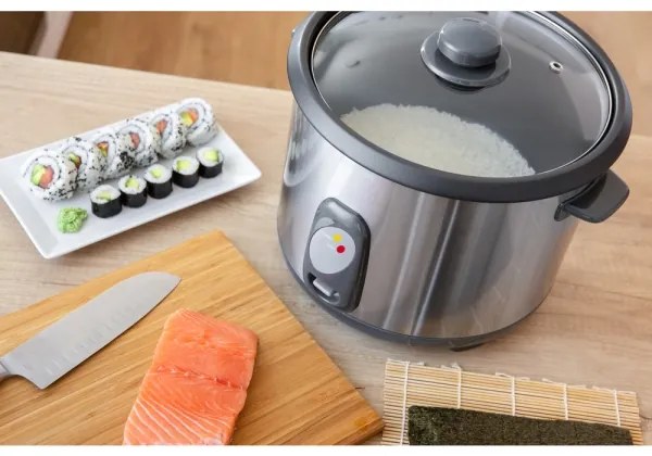 Aparat de gătit orez 1000W/230V 2,8 l oțel inoxidabil Sencor
