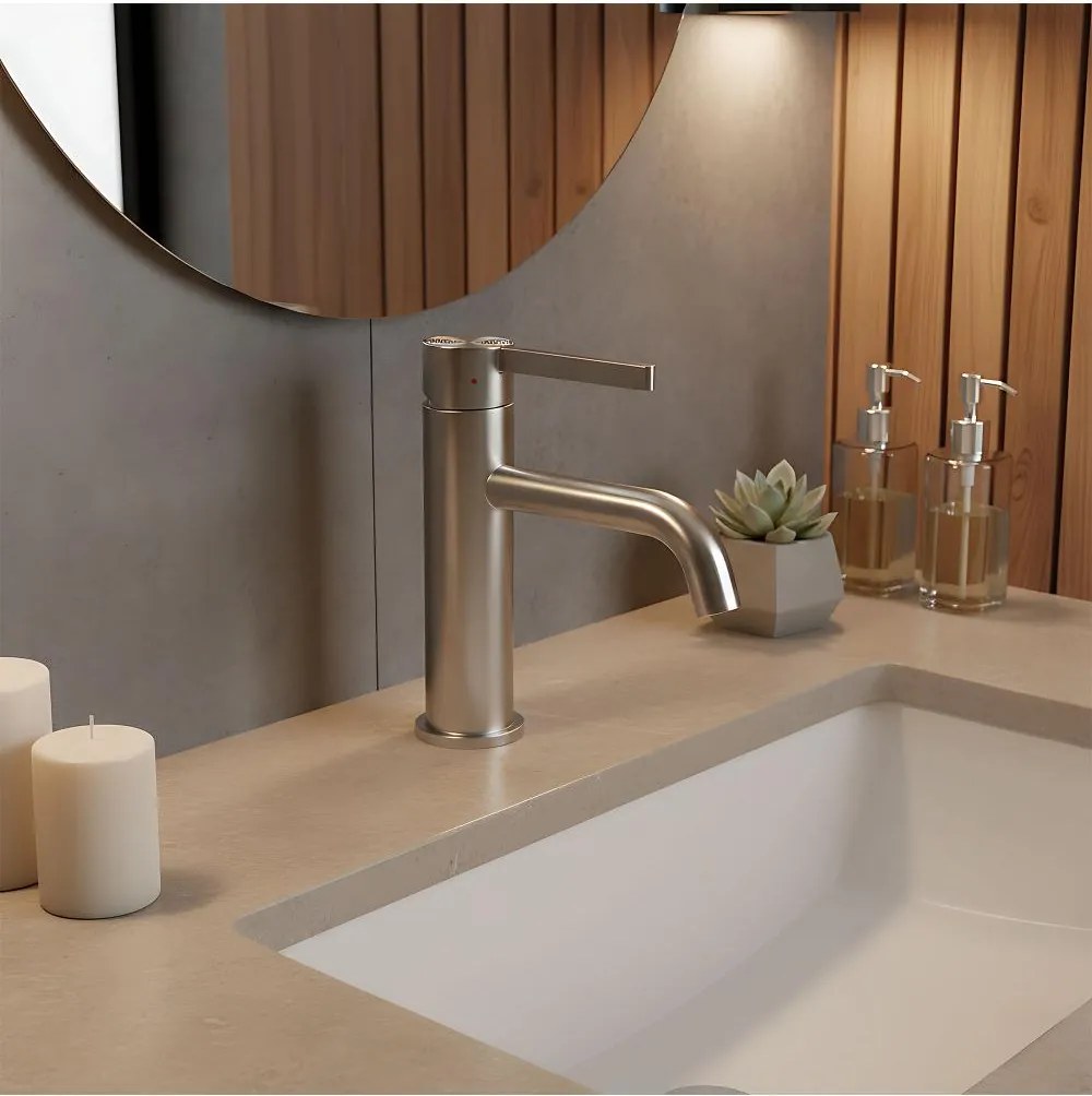 Baterie lavoar Rea Foster crom periat