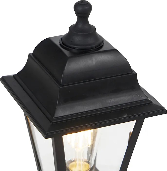 Baliză clasică de exterior neagră 44 cm IP44 - Capital