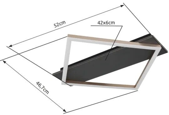 Brilagi - Plafonieră AXIS LED/18W/230V