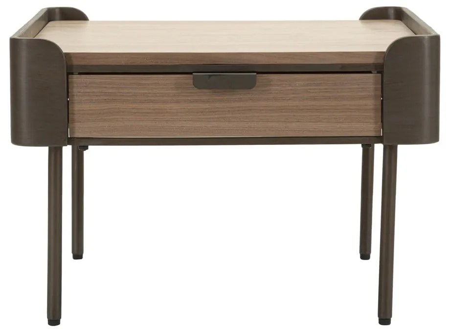 Măsuță de cafea maro din lemn de brad 60x60 cm Toronto – Mauro Ferretti