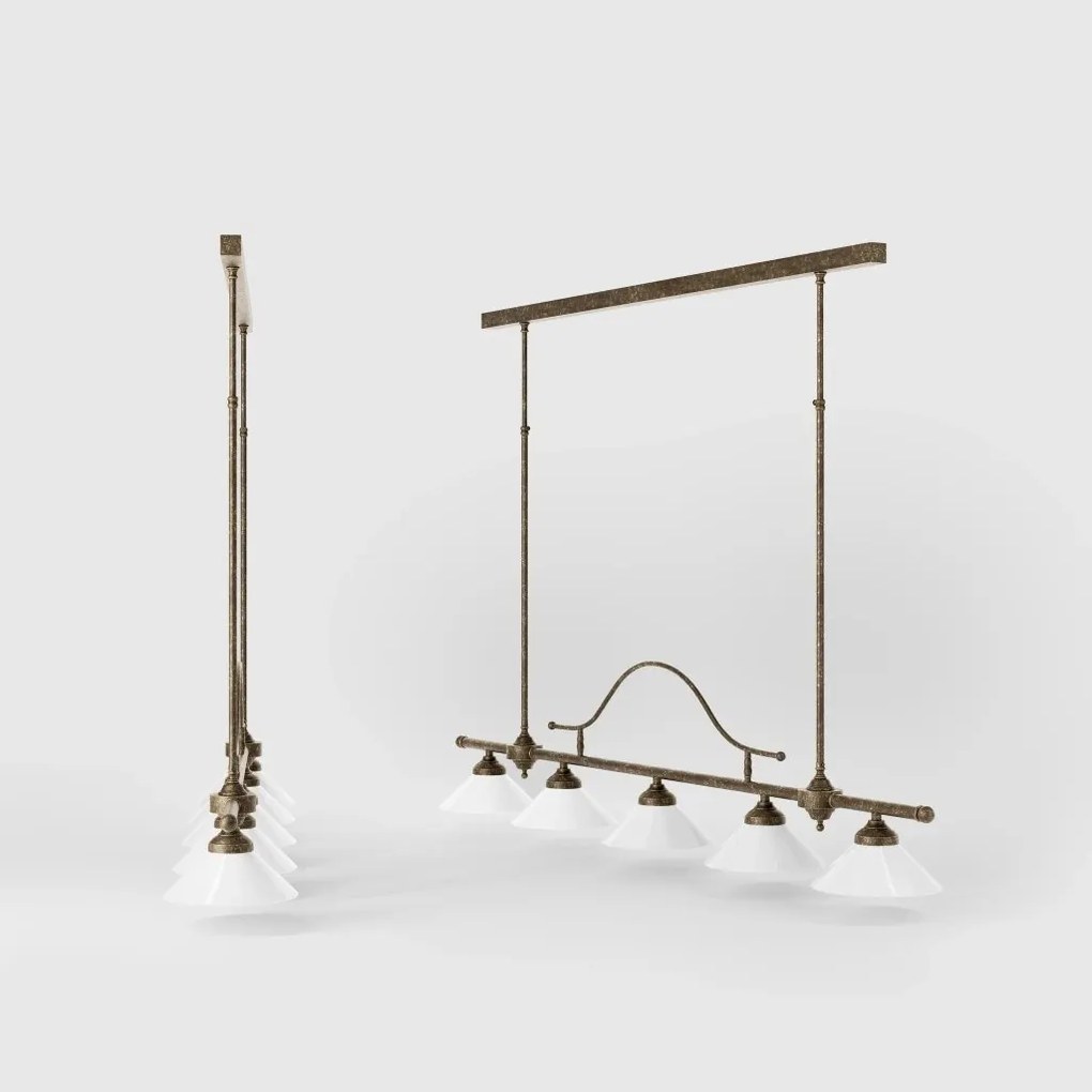 Lustra din alama cu inaltime reglabila Sofia 5L