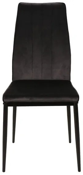 Scaun Atom velvet negru Blu19
